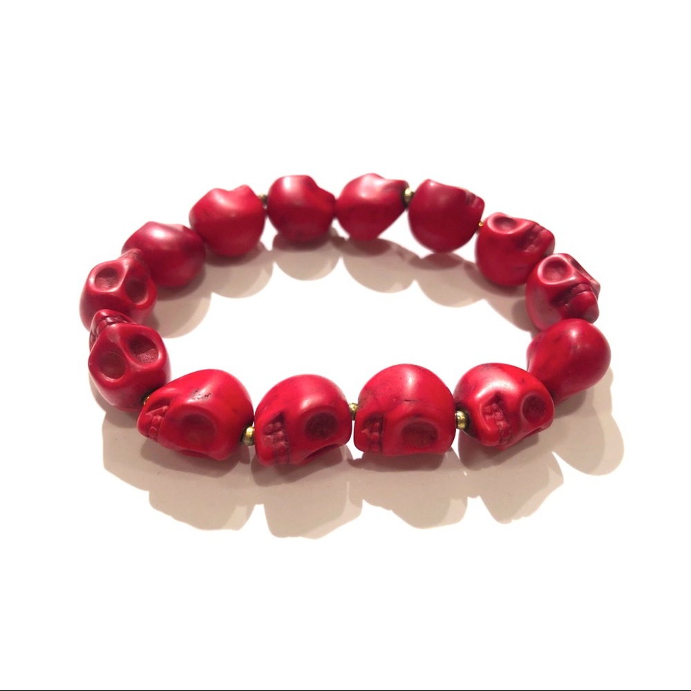 Skull Beaded Bracelet